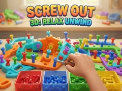 Leikur Screw Out 3D: Relax Unwind á netinu