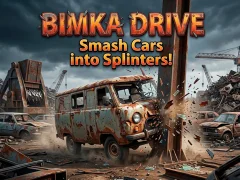 Leikur Bimka Drive - Smash Cars into Splinters! á netinu