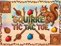 Leikur Squirrel Tic Tac Toe á netinu