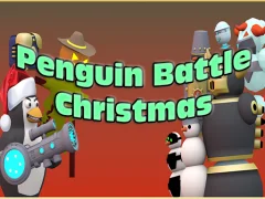 Leikur Penguin Battle Christmas á netinu