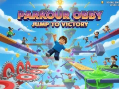 Leikur Parkour Obby Jump to Victory á netinu
