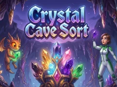 Leikur Crystal Cave Sort á netinu