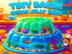 Leikur Tiny Baker Ocean Jelly Cake á netinu