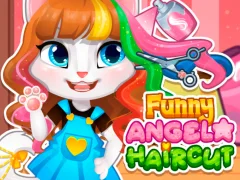 Leikur Funny Angela Haircut á netinu