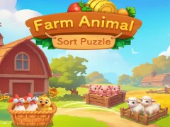 Leikur Farm Animal Sort Puzzle á netinu