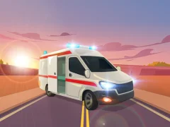 Leikur Ambulance Traffic Drive á netinu