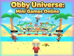 Leikur Obby Universe: Mini Games Online á netinu