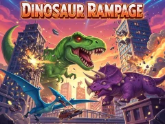 Leikur Dinosaur Rampage á netinu