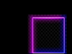 Leikur Neon square Rush á netinu
