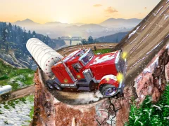Leikur Semi Truck Snow Simulator á netinu