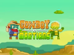 Leikur Cowboys vs. Martians á netinu