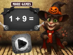 Leikur Halloween Tom Math Challenge á netinu