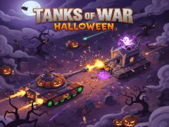 Leikur Tanks of War Halloween á netinu