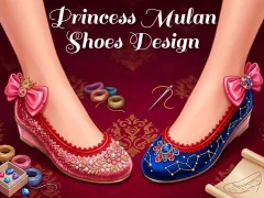 Leikur Princess Mulan Shoes Design á netinu