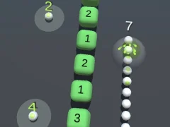 Leikur Snake 3D Block á netinu