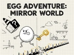 Leikur Egg Adventure: Mirror World á netinu