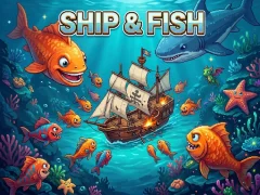 Leikur Ship & Fish á netinu