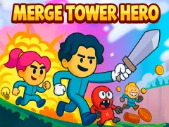 Leikur Merge Tower Hero á netinu