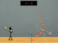 Leikur Stick Figure Badminton 3 á netinu