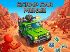 Leikur Scrap Car Merge á netinu