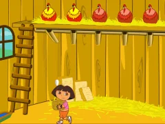 Leikur Dora The explorer Saves the Farm á netinu