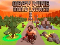 Leikur Obby Mine Build Launch á netinu