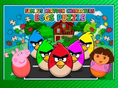 Leikur Famous Cartoon Characters Eggs á netinu