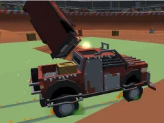 Leikur Pixel Car Cash Demolition V1 á netinu