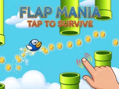Leikur Flap Mania Tap to Survive á netinu