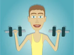 Leikur Muscle Clicker á netinu