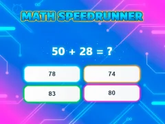 Leikur Math Speedrunner á netinu