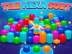 Leikur Tile Hexa Sort á netinu