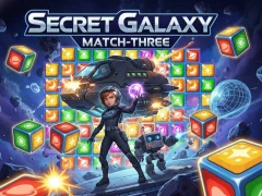 Leikur Secret Galaxy Match-three á netinu
