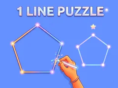 Leikur 1 Line Puzzle á netinu