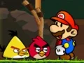 Leikur Mario vs Angry Birds á netinu
