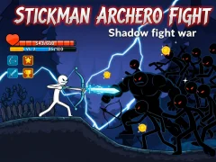 Leikur Stickman Archero Fight: Shadow fight war á netinu