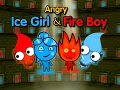Leikur Angry Ice girl and Fire boy á netinu