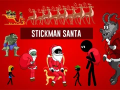 Leikur Stickman Santa á netinu