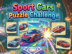 Leikur Sport Cars Puzzle Challenge á netinu