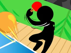 Leikur Stickman Ping Pong á netinu