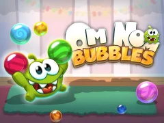 Leikur Om Nom Bubbles á netinu
