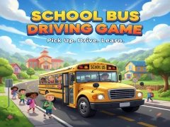 Leikur School Bus Driving Game á netinu