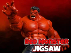 Leikur Red Monster Jigsaw á netinu
