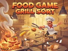 Leikur Food Game Grill Sort á netinu