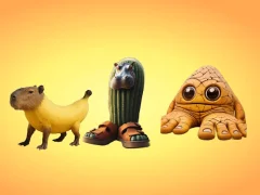 Leikur Italian animals with voice acting á netinu