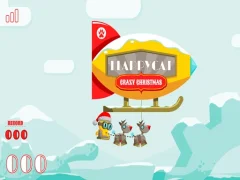 Leikur FlappyCat Crazy Christmas á netinu
