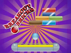 Leikur Breakout Bricks á netinu