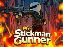 Leikur Mr Stickman Gunner á netinu