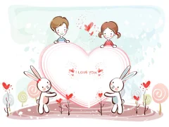 Leikur Valentine Young Love á netinu