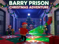 Leikur Barry Prison Christmas Adventure á netinu